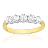 R-44151-AD-Y   1.00ct Diamond Five Stone Ring