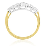 R-44251-AD-Y   1.00ct Diamond Five Stone Ring