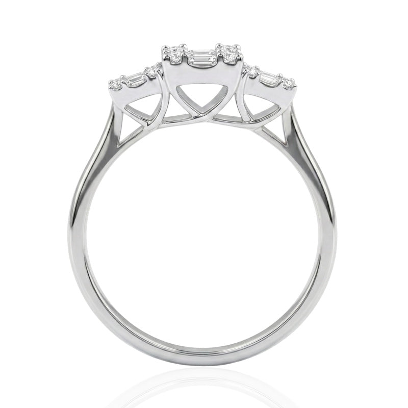 R-44318-AD-W  Diamond Dress Ring 0.55ct