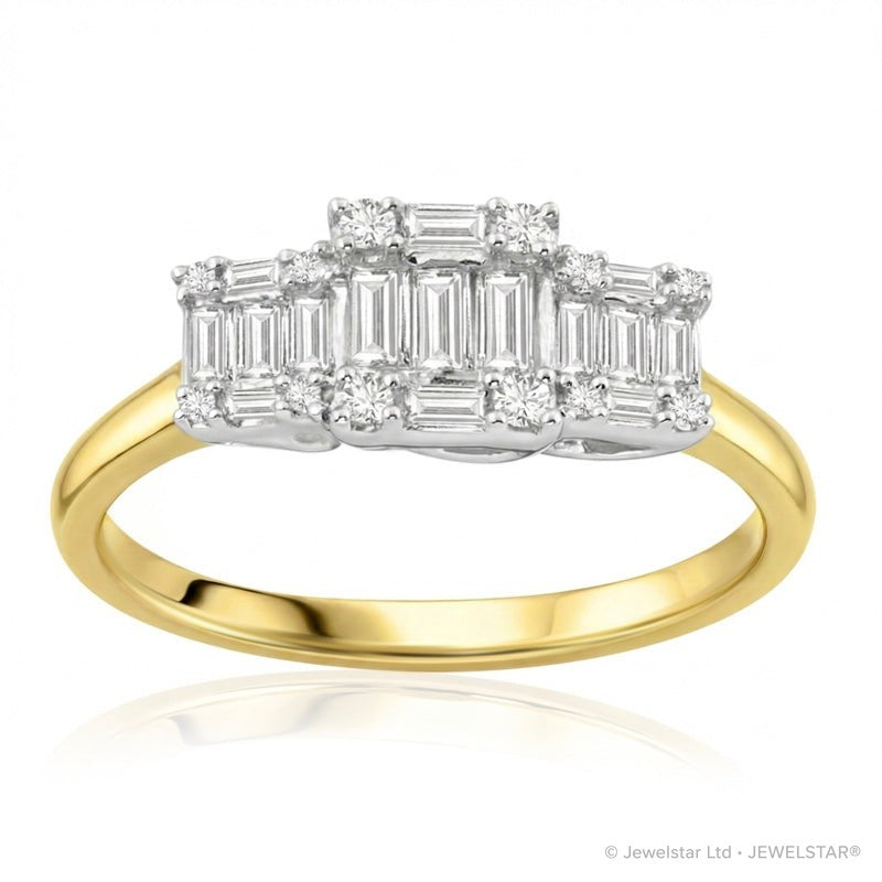R-44318-AD-Y  Diamond Dress Ring 0.55ct