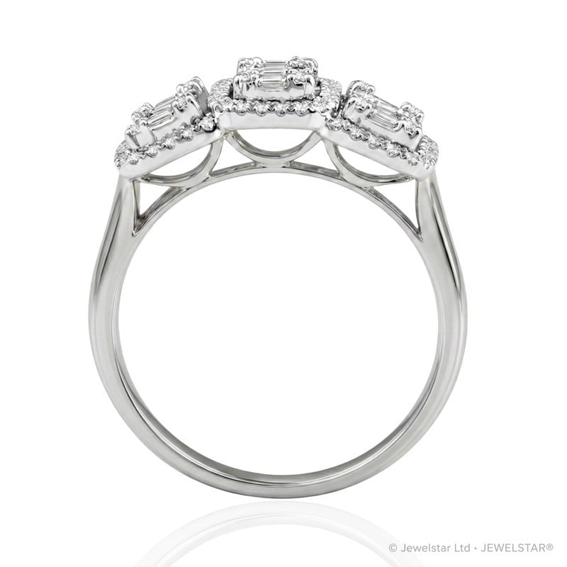 R-44319-AD-W  Diamond Dress Ring 0.55ct