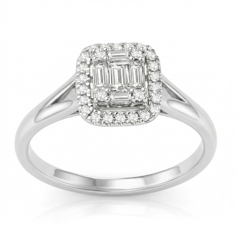 R-44323-AD-W  Diamond Dress Ring 0.35ct