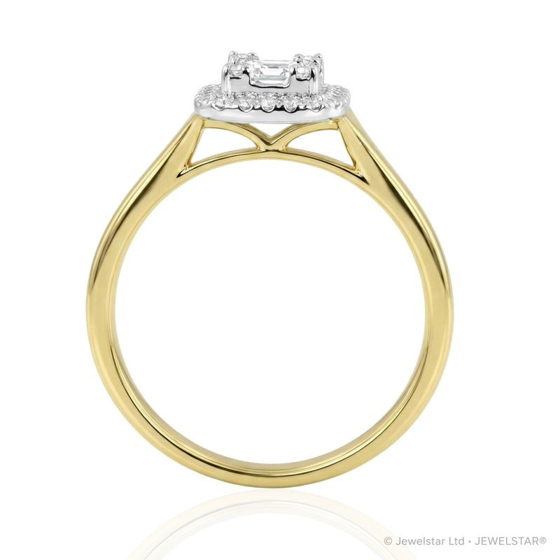 R-44323-AD-Y  Diamond Dress Ring 0.35ct