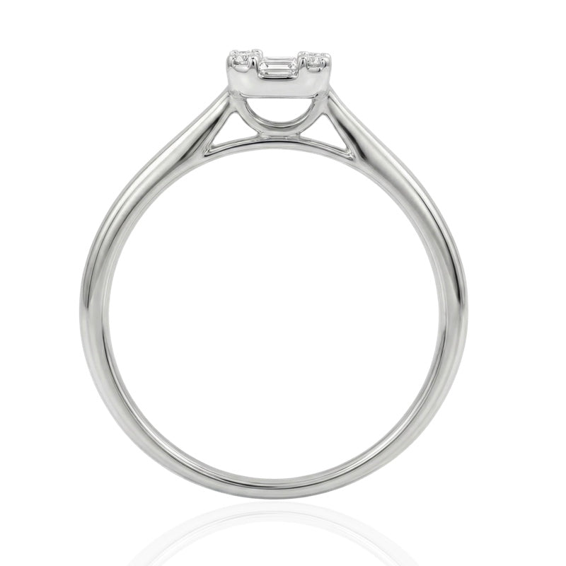 R-44325-AD-W  Diamond Dress Ring 0.22ct