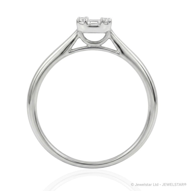 R-44325-AD-W  Diamond Dress Ring 0.22ct