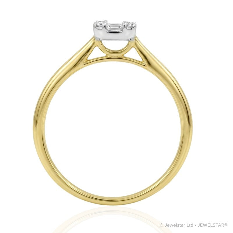 R-44325-AD-Y  Diamond Dress Ring 0.22ct