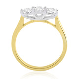 R-44331-AD-Y  1.00ct Diamond Three Stone Ring