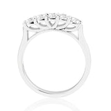 R-44350-AD-W   0.50ct Diamond Five Stone Ring