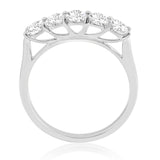 R-44351-AD-W   1.00ct Diamond Five Stone Ring