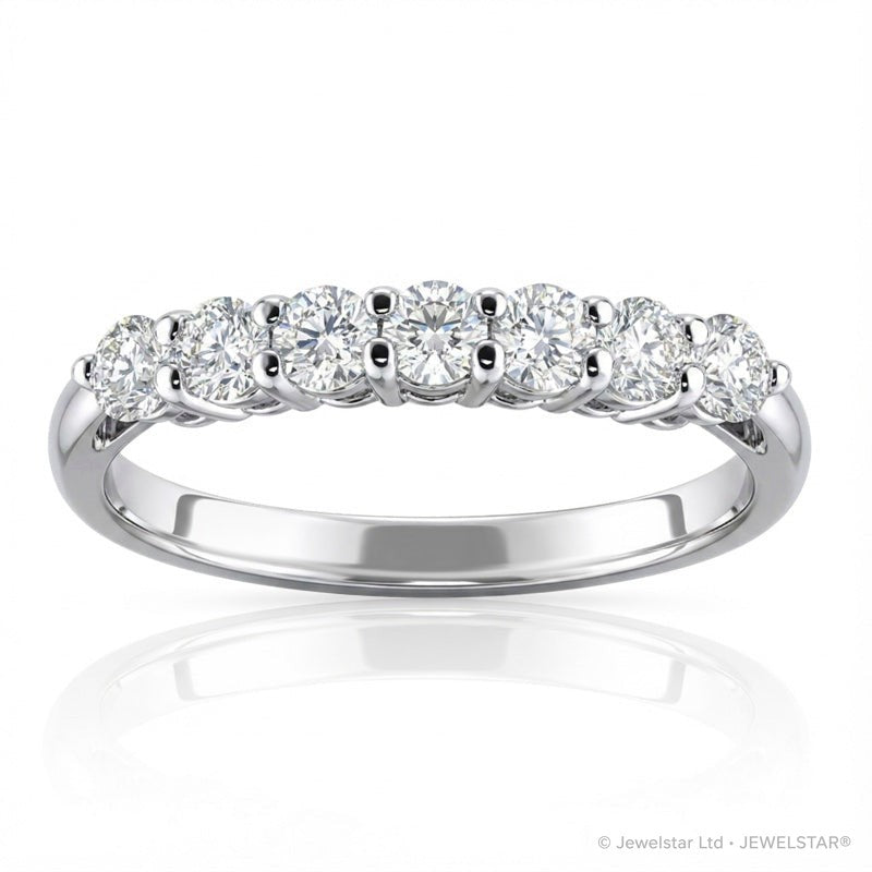 R-44355-AD-W  Diamond Seven Stone Ring 0.55ct