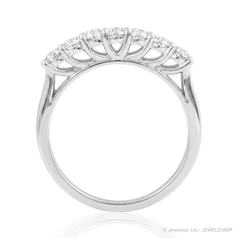 R-44356-AD-W  Diamond Seven Stone Ring 0.55ct