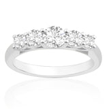 R-44451-AD-W   1.00ct Diamond Five Stone Ring