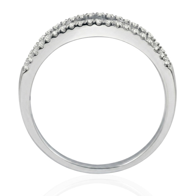 R-44645-EM-W  Diamond & Emerald Dress Ring