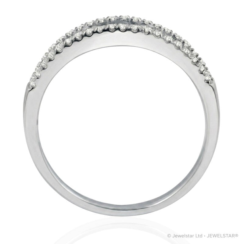 R-44645-EM-W  Diamond & Emerald Dress Ring