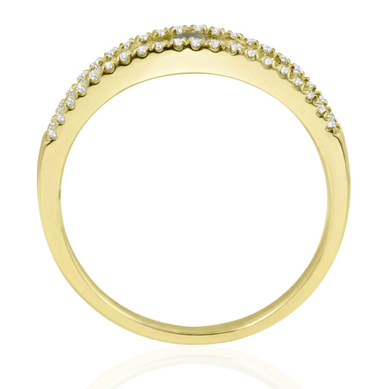 R-44645-EM-Y  Diamond & Emerald Dress Ring