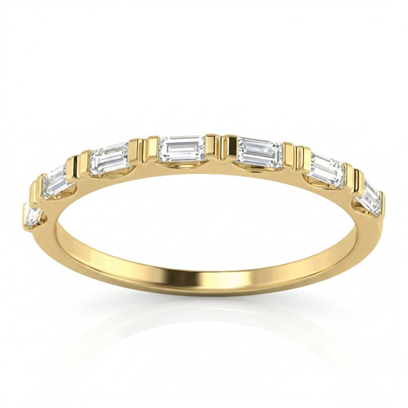 R-44646-AD-Y  Diamond Half Eternity Ring 0.35ct
