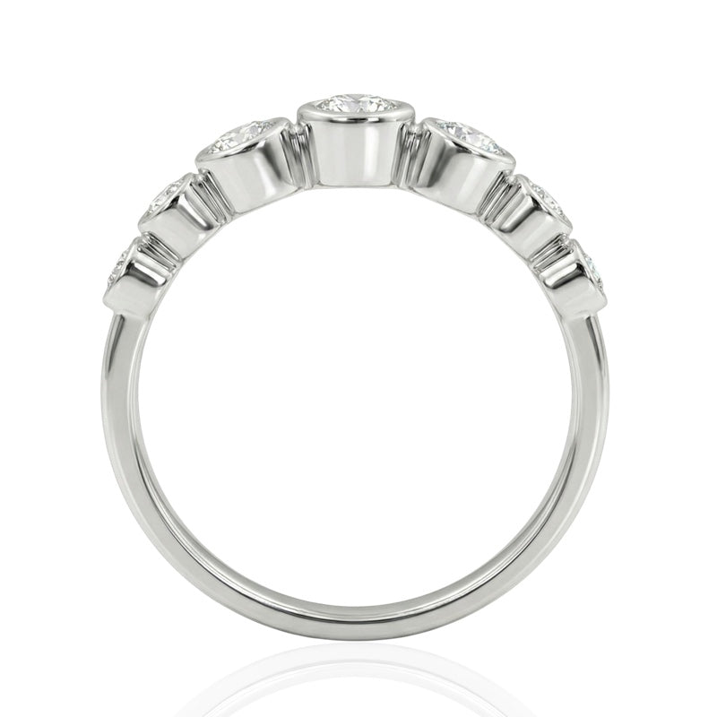R-44656-AD-W  Diamond Seven Stone Ring 0.52ct