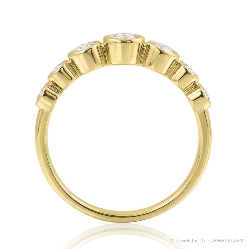 R-44656-AD-Y  Diamond Seven Stone Ring 0.52ct