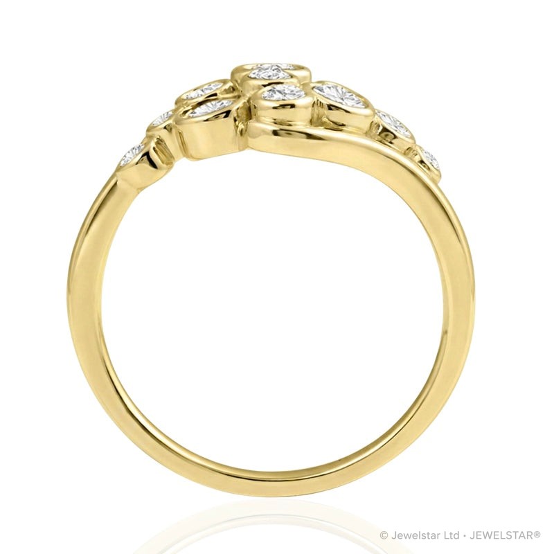 R-44721-AD-Y  Diamond Bubble Ring