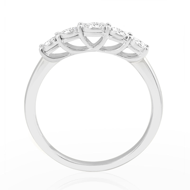 R-44853-AD-W   0.16ct Diamond Five Stone Ring