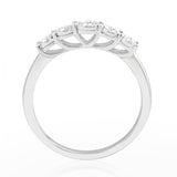 R-44853-AD-W   0.16ct Diamond Five Stone Ring