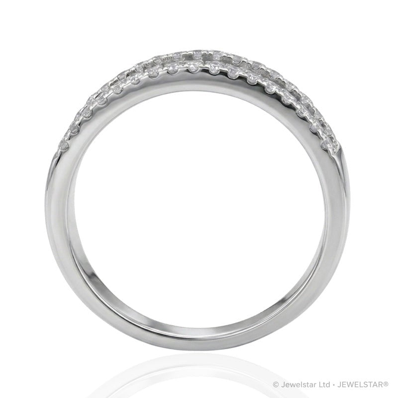 R-52502-CS-W  Diamond & Colour Sapphire Ring
