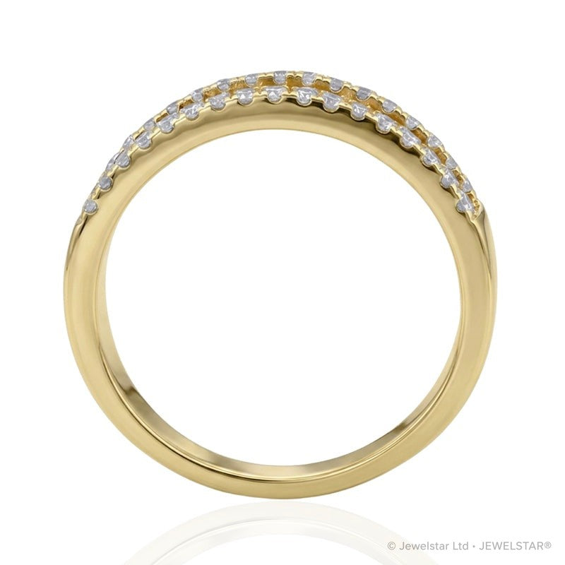 R-52502-CS-Y  Diamond & Colour Sapphire Ring