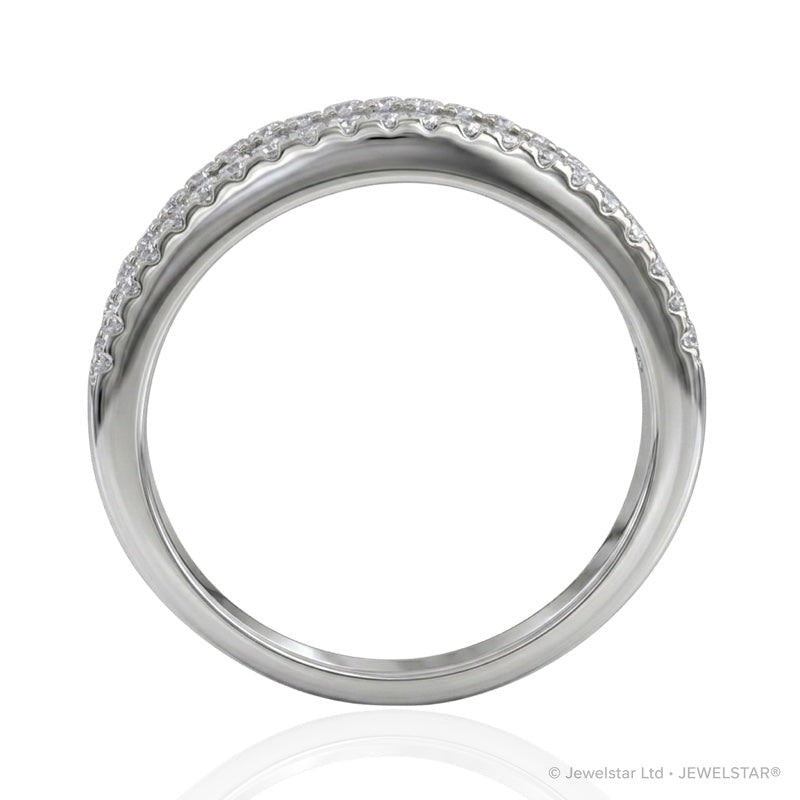 R-52503-CS-W  Diamond & Colour Sapphire Ring