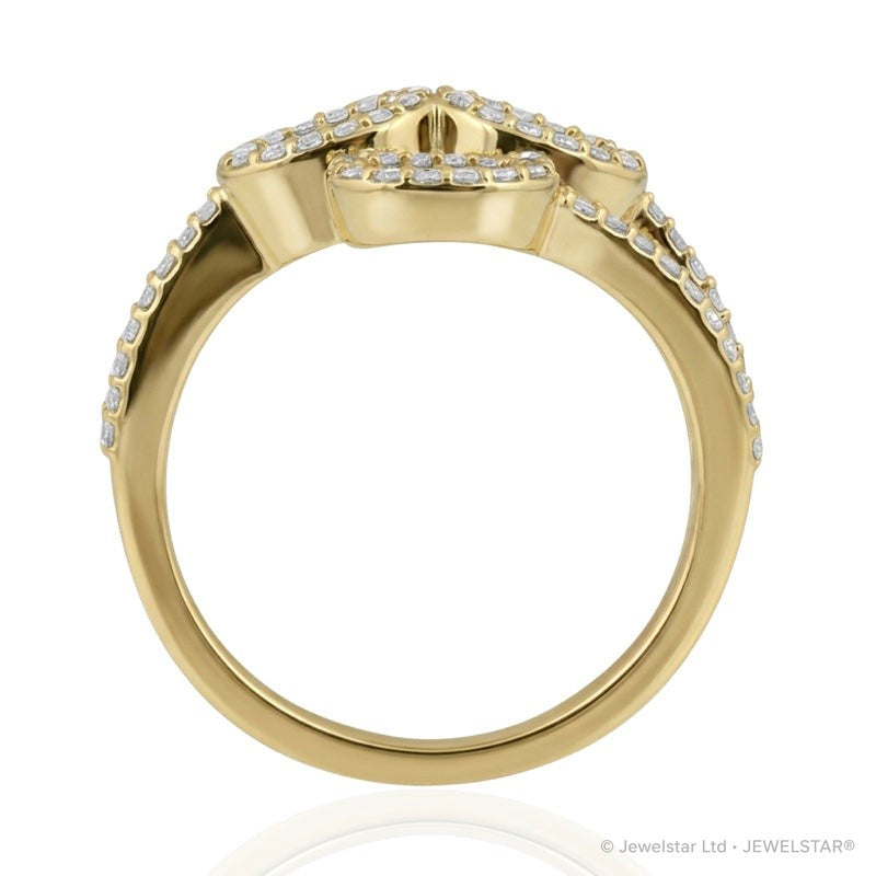 R-52511-CS-Y  Diamond & Colour Sapphire Ring