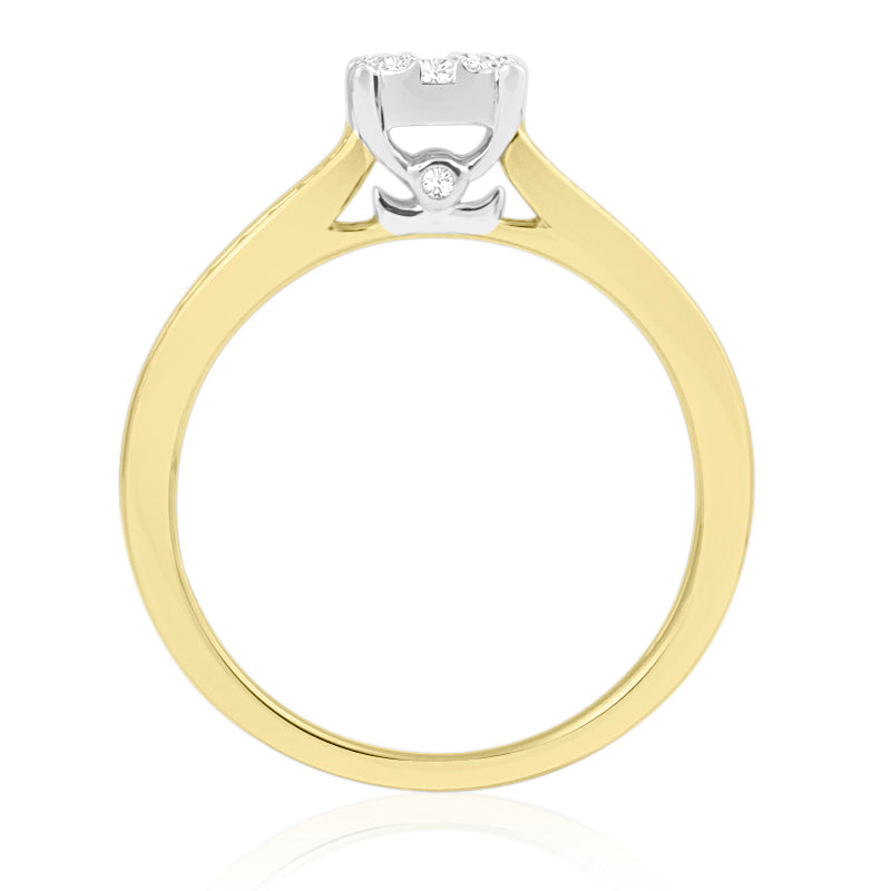 R-62040-AD-Y  Diamond Solitaire/Cluster Ring
