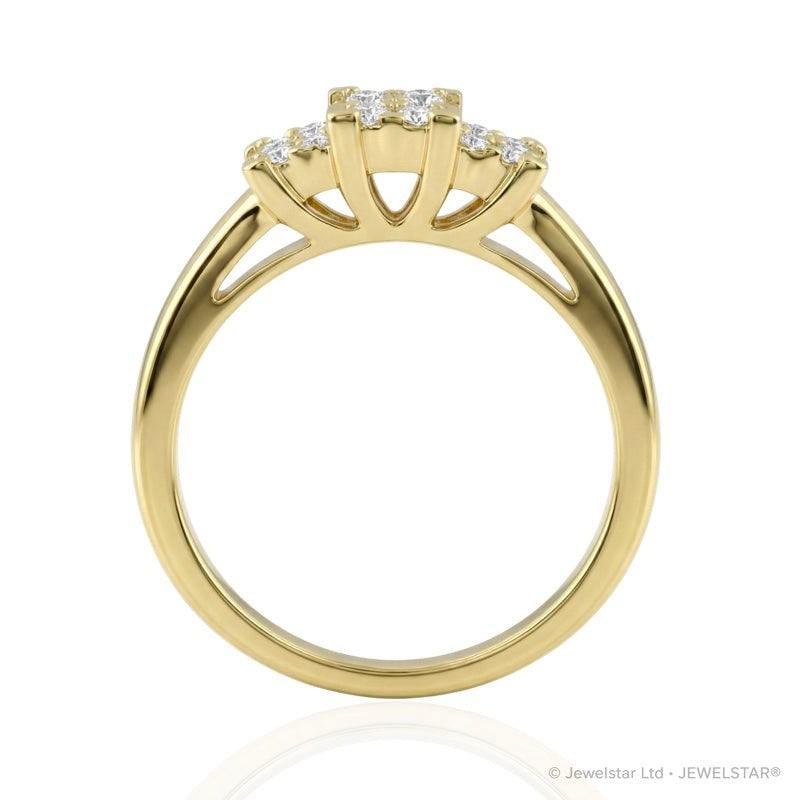 R-63040-AD-Y  Diamond Dress Ring 0.45ct