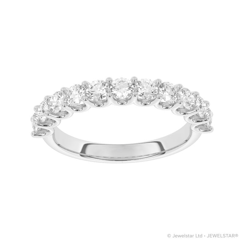R-81220-AD-W  1.10ct Lab Diamond Eleven Stone Ring