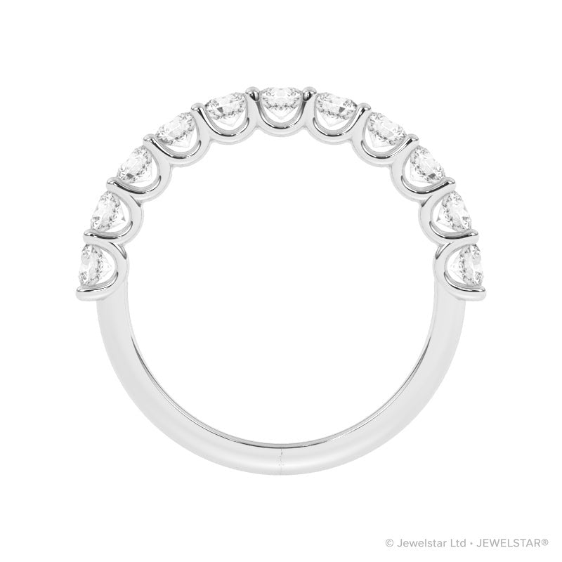 R-81220-AD-W  1.10ct Lab Diamond Eleven Stone Ring