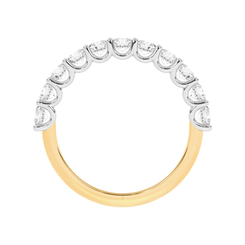 R-81220-AD-Y  1.10ct Lab Diamond Eleven Stone Ring