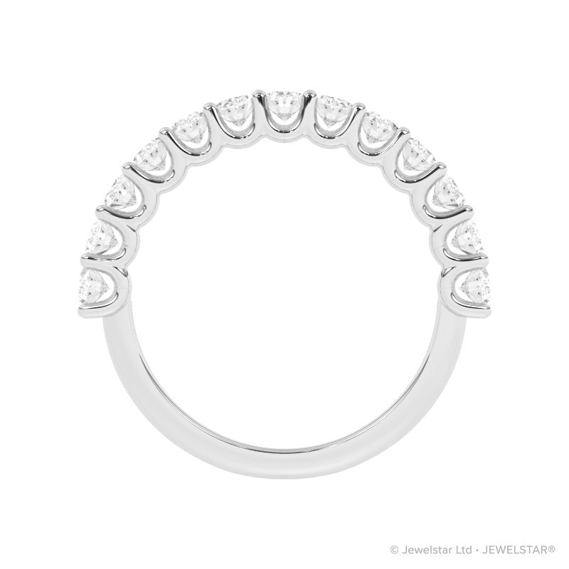 R-81320-AD-W  1.30ct Lab Diamond Thirteen Stone Ring