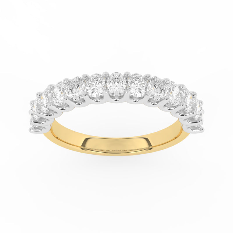 R-81320-AD-Y  1.30ct Lab Diamond Thirteen Stone Ring
