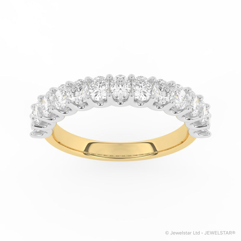 R-81320-AD-Y  1.30ct Lab Diamond Thirteen Stone Ring