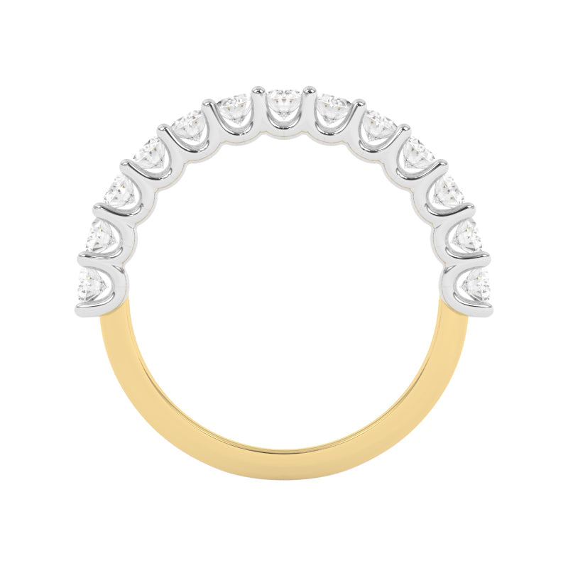 R-81320-AD-Y  1.30ct Lab Diamond Thirteen Stone Ring
