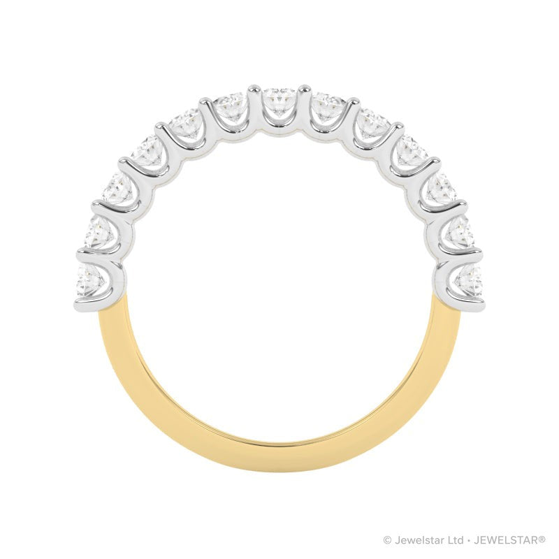 R-81320-AD-Y  1.30ct Lab Diamond Thirteen Stone Ring