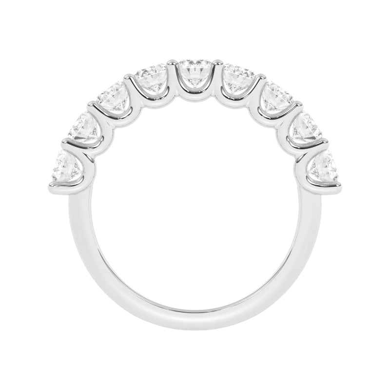 R-81340-AD-W  2.20ct Lab Diamond Nine Stone Ring