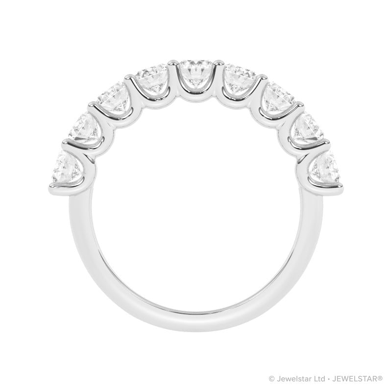 R-81340-AD-W  2.20ct Lab Diamond Nine Stone Ring