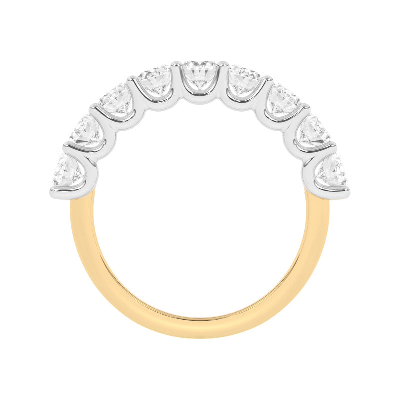 R-81340-AD-Y  2.20ct Lab Diamond Nine Stone Ring