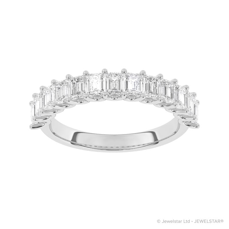 R-81420-AD-W  1.30ct Lab Diamond Thirteen Stone Ring