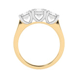 R-82200-AD-Y  2.00ct Lab Diamond Three Stone Ring (EGL Report Included)