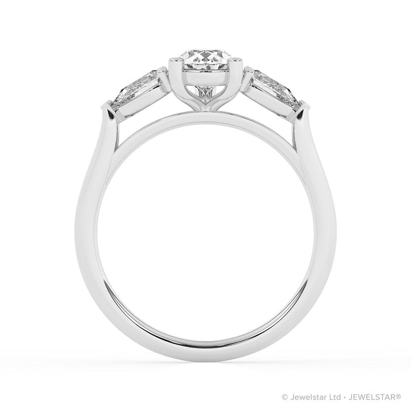 R-82310-AD-W  1.40ct Lab Diamond Three Stone Ring