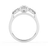 R-82310-AD-W  1.20ct Lab Diamond Three Stone Ring (EGL Report Included)