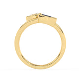 R-82347-SA-Y   0.50ct Lab Diamond Three Stone Ring (EGL Report Included)