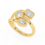 R-82347-AD-Y   1.65ct Lab Diamond Three Stone Ring (EGL Report Included)