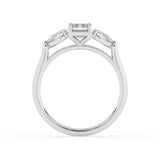 R-82410-AD-W  1.40ct Lab Diamond Three Stone Ring (EGL Report Included)