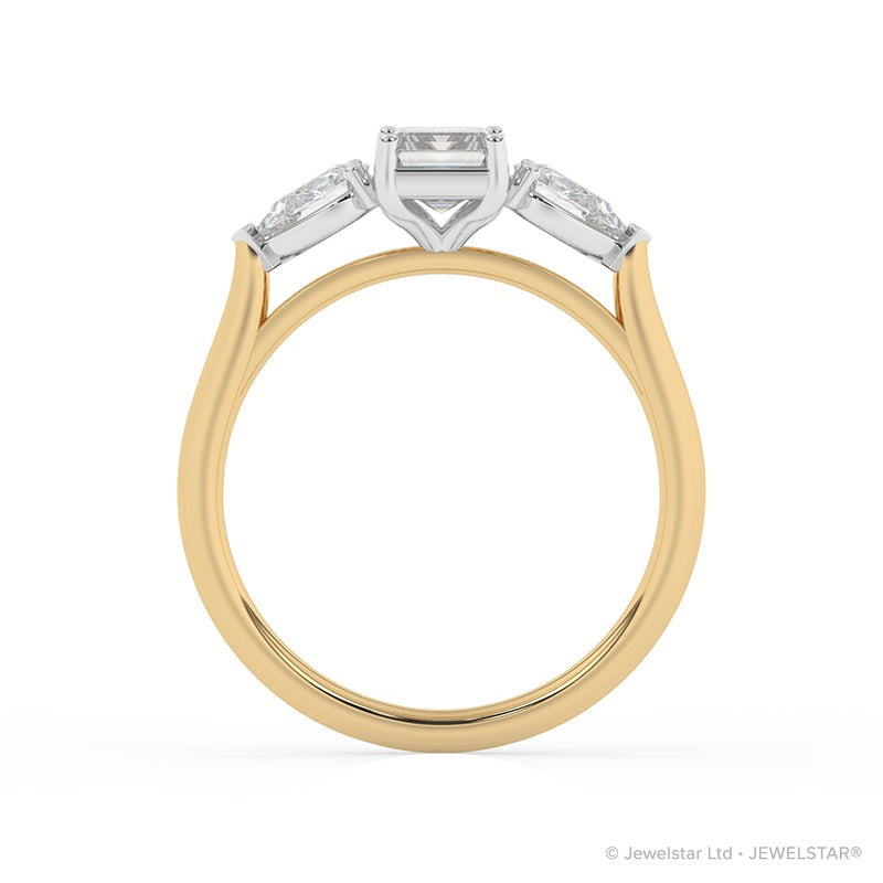 R-82410-AD-Y  1.40ct Lab Diamond Three Stone Ring